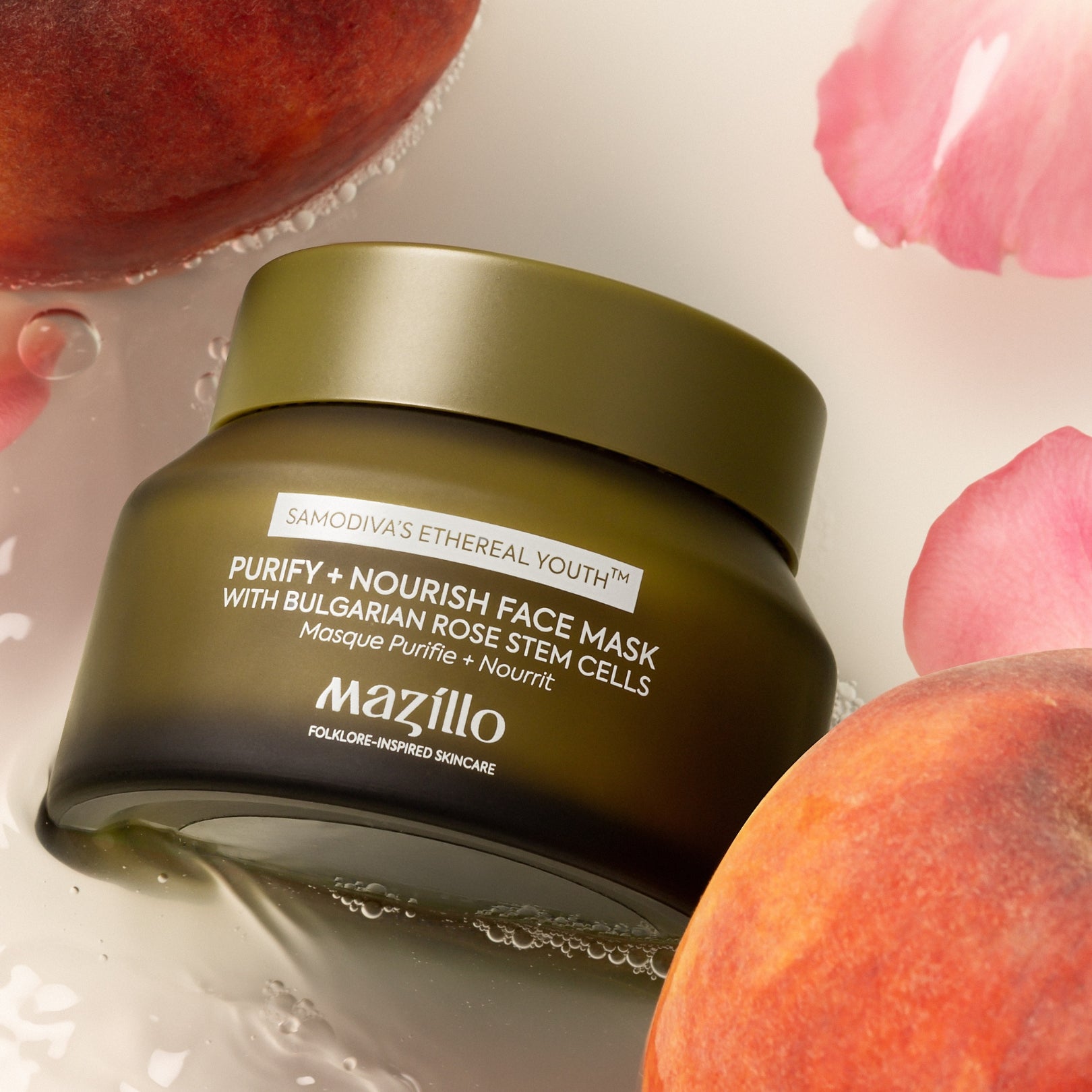 Purify+Nourish Face Mask | Bulgarian Rose Stem Cell Clay Mask